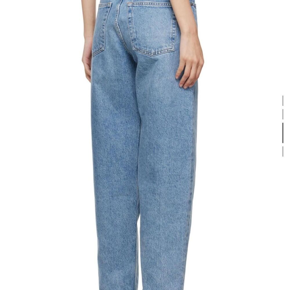 Agolde Women's Blue and Green Jeans - Picture 3 of 5